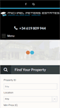 Mobile Screenshot of michaelpetersestates.com